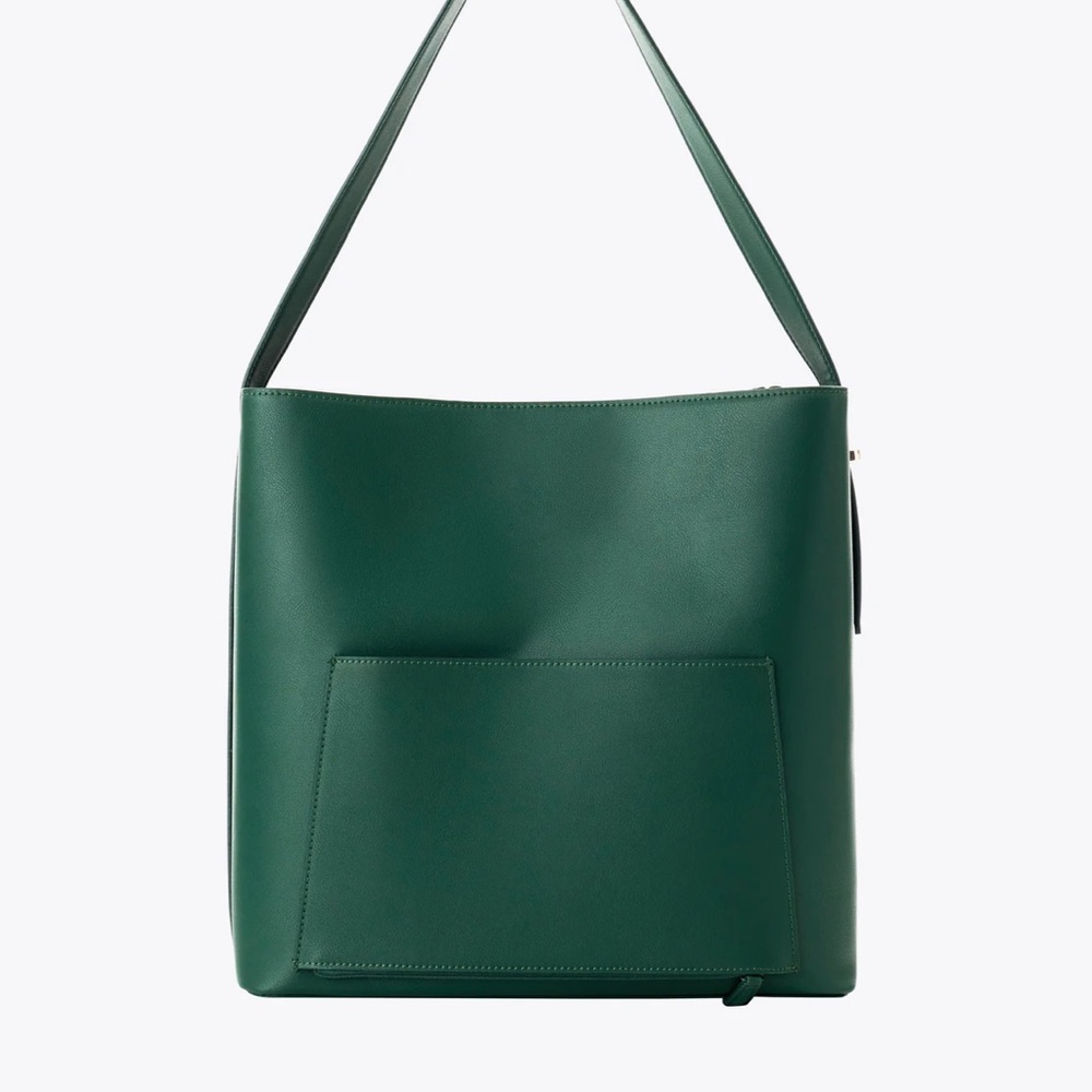 BEIS WICKED TOTE IN WICKED GREEN - Picture 3 of 13
